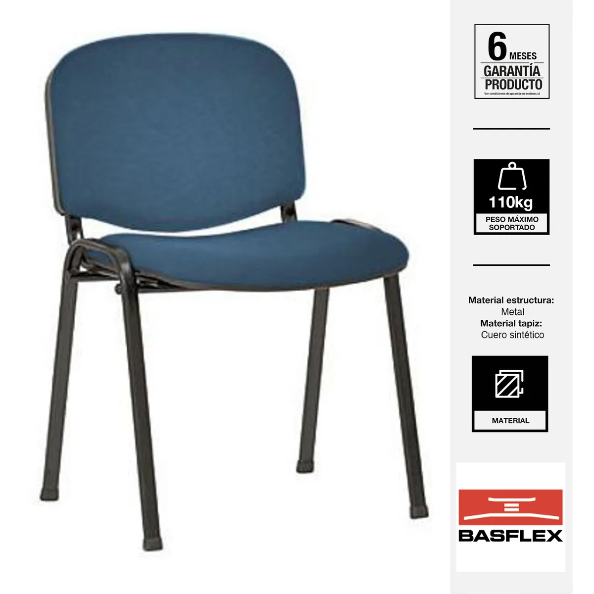 BASFLEX - Silla Visita 1406361-1 Amarillo