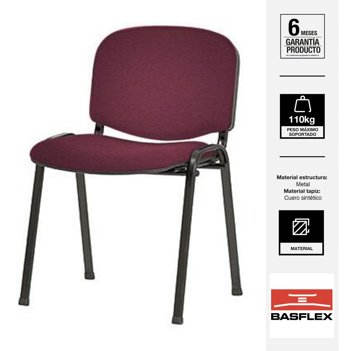 BASFLEX - Silla Visita 1406361-1 Amarillo