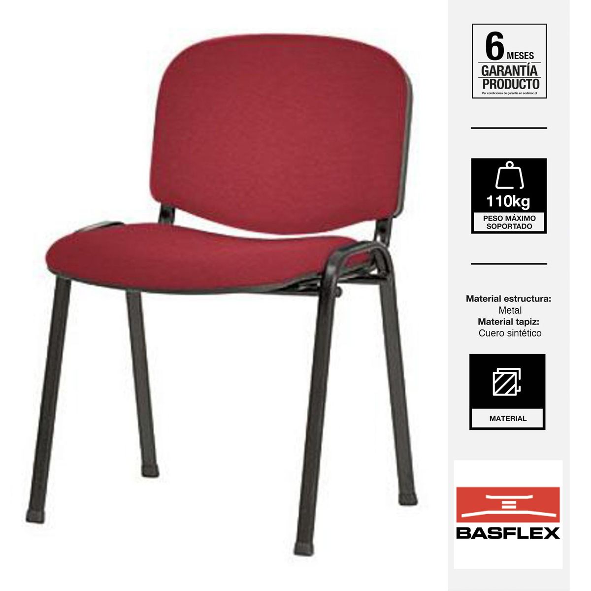 BASFLEX - Silla Visita 1406361-1 Amarillo