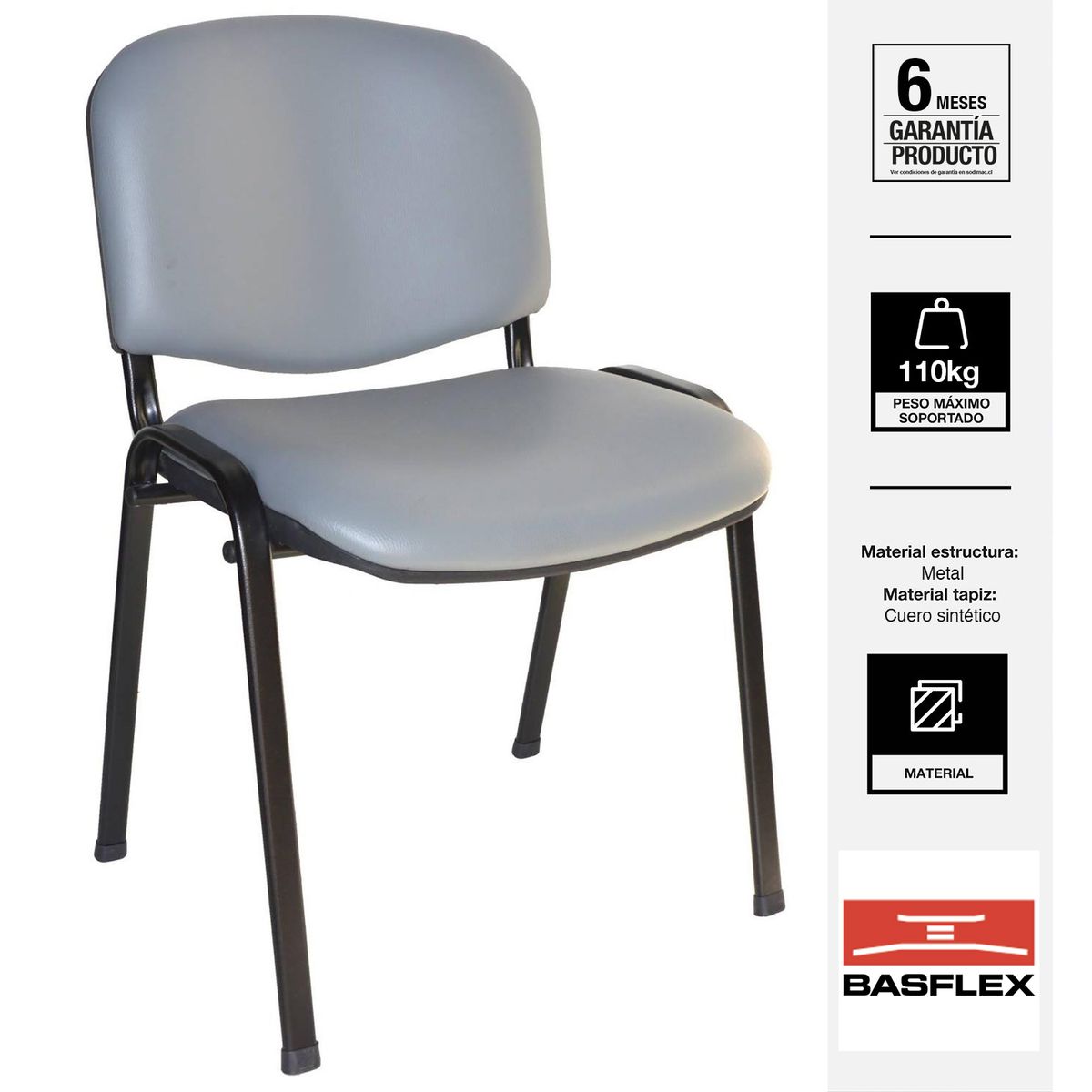 BASFLEX - Silla Visita 1406361-1 Amarillo