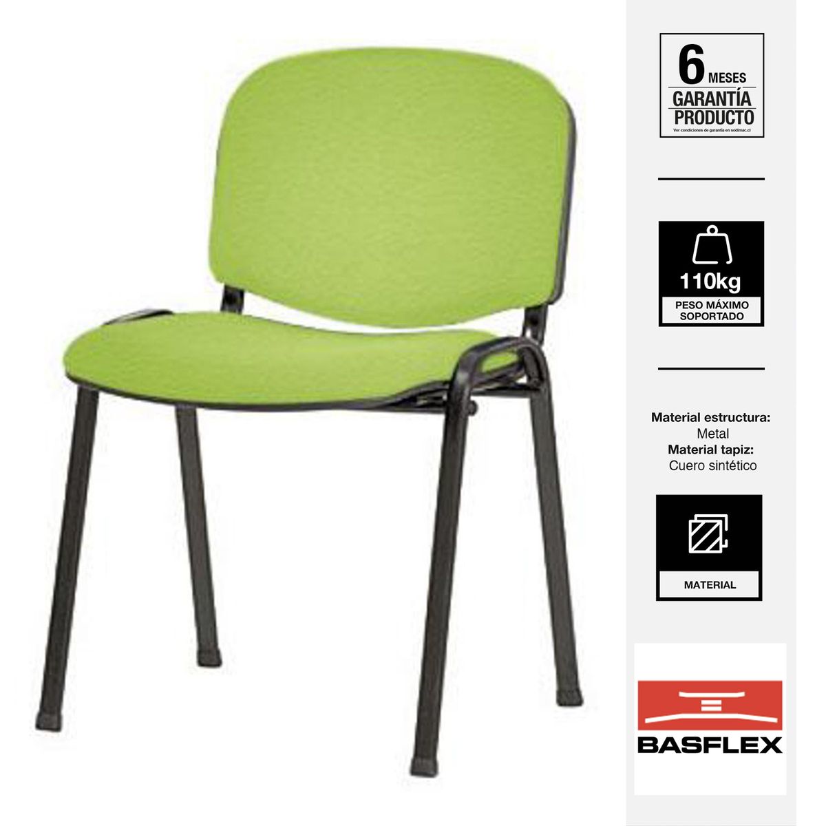 BASFLEX - Silla Visita 1406361-1 Amarillo