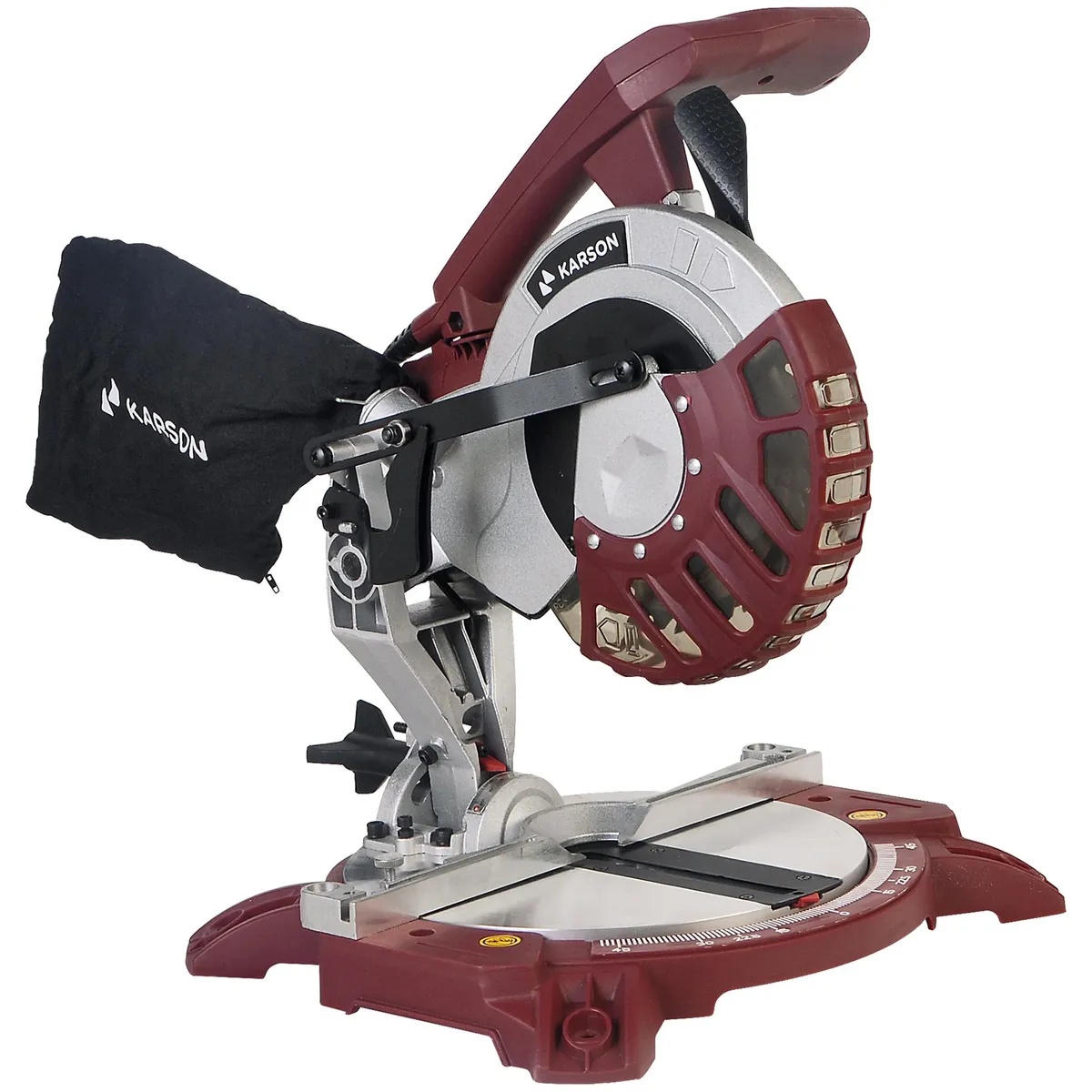 KARSON - Sierra ingleteadora eléctrica 8 1/4" 1300W