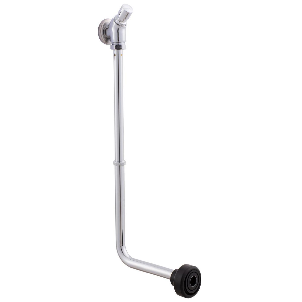 NIBSA - Fluxómetro externo temporizado entrada posterior cromado