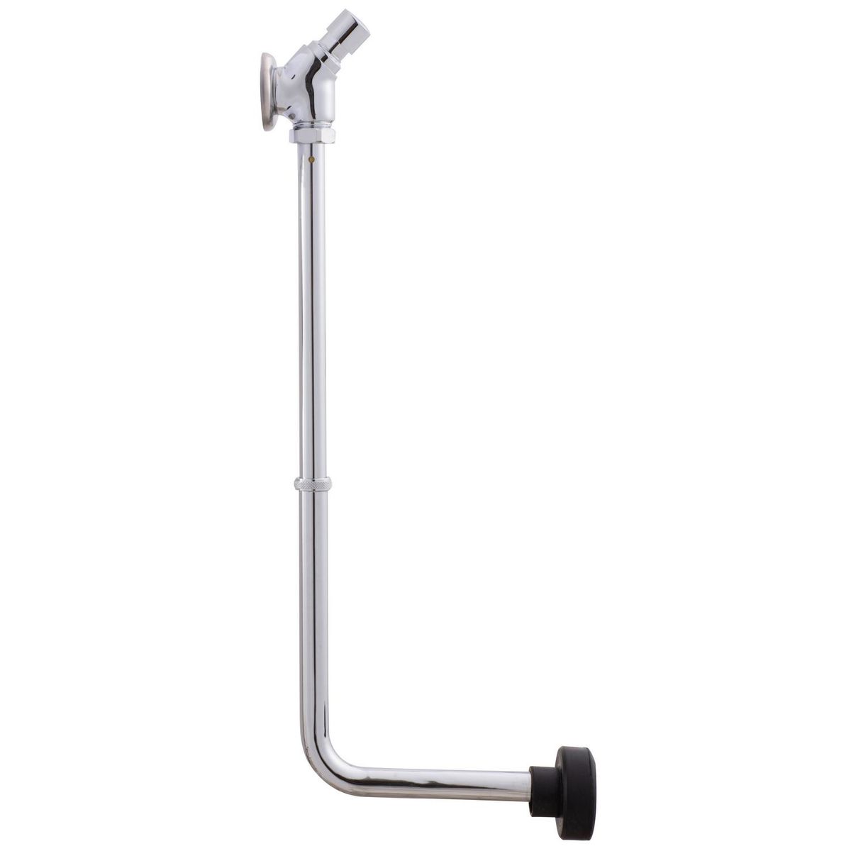 NIBSA - Fluxómetro externo temporizado entrada posterior cromado