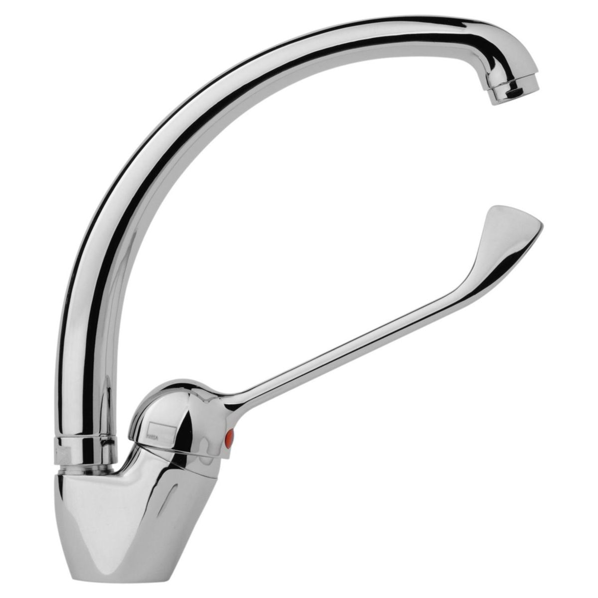 NIBSA - Monomando Vertical Quirúrgica Plateado/ Cromado