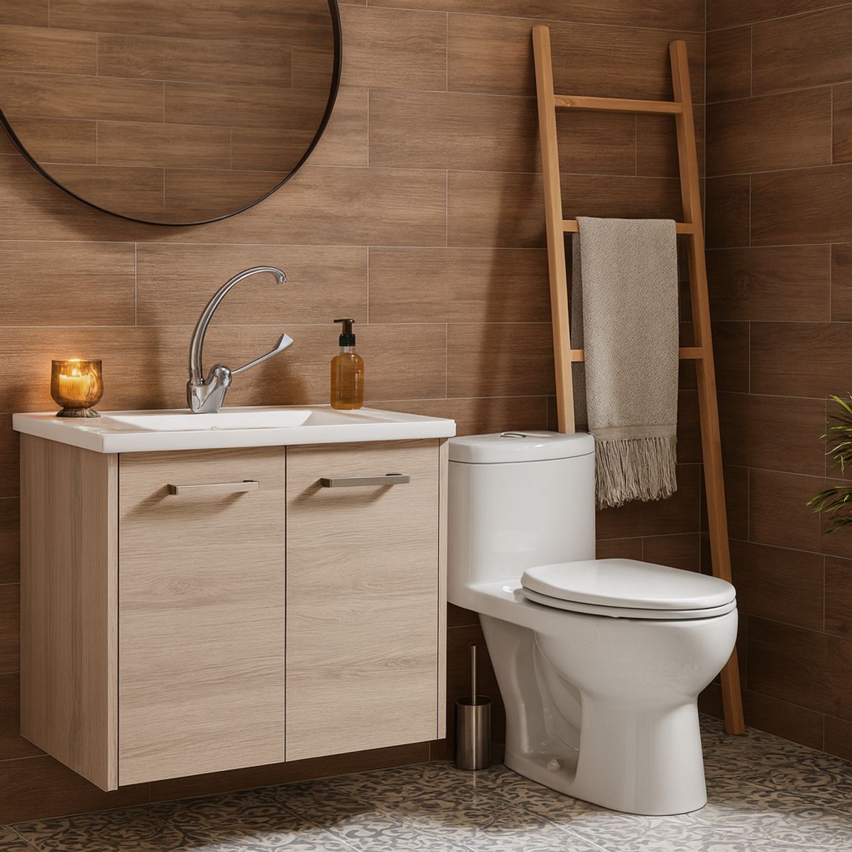 NIBSA - Monomando Vertical Quirúrgica Plateado/ Cromado