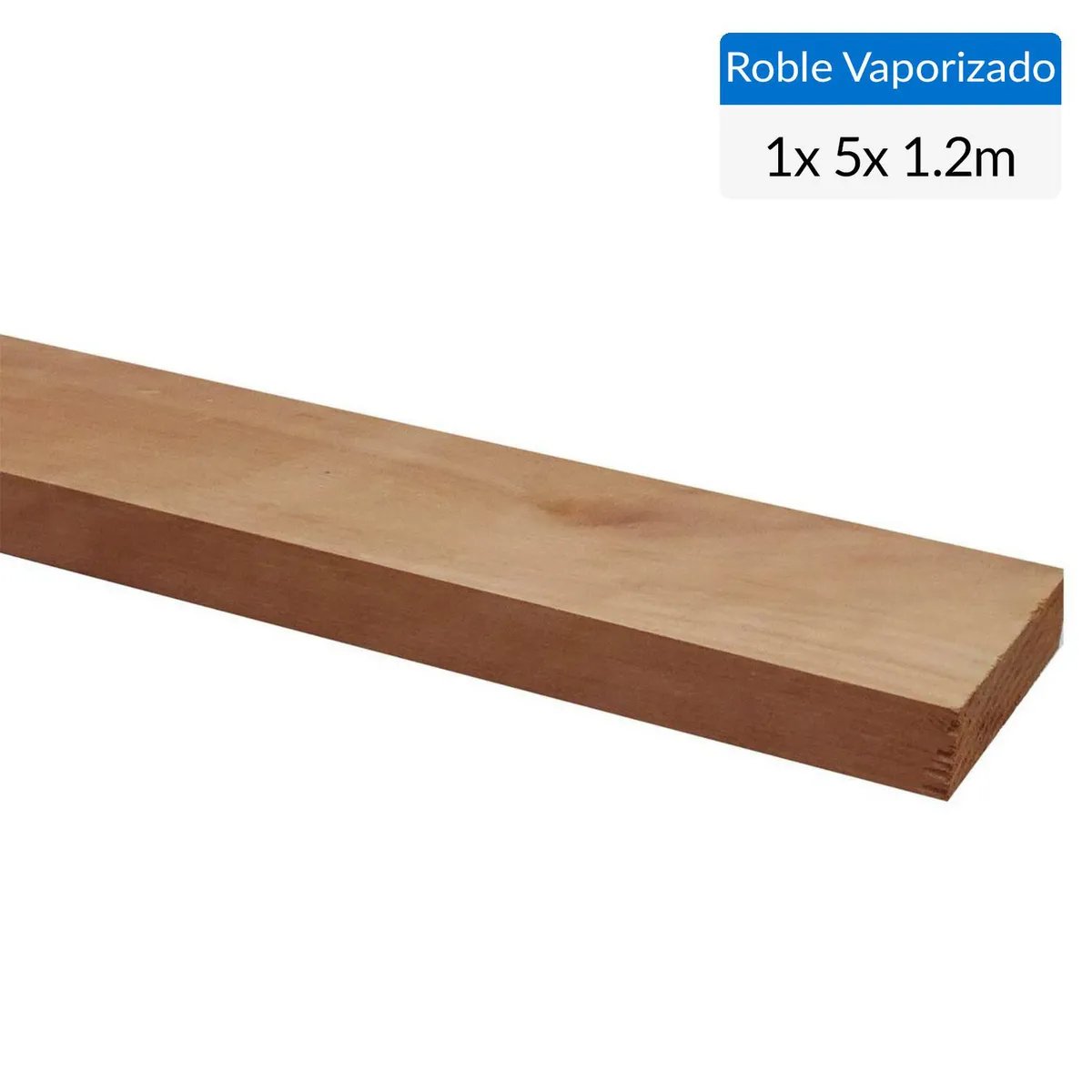 MULTIMARCA - 1 x 5 x 1,20 m Roble vaporizado precepillado