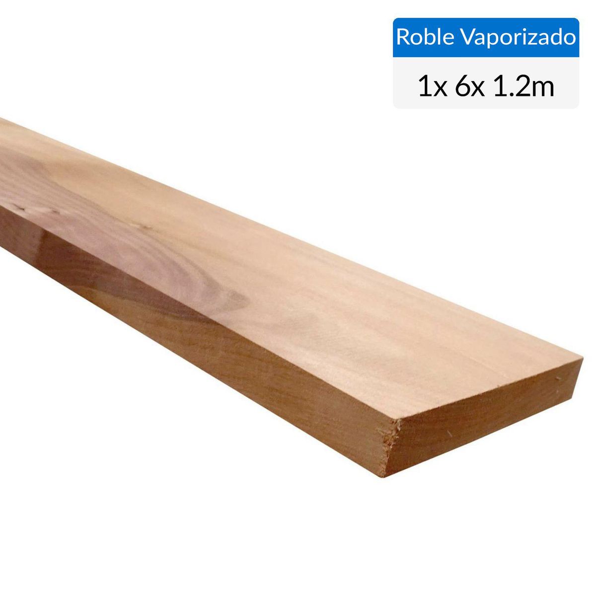 MULTIMARCA - 1 x 6 x 1,20 m Roble vaporizado precepillado