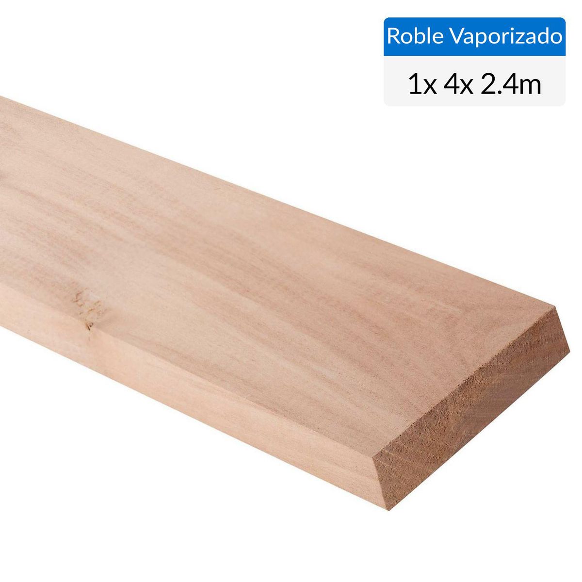 MULTIMARCA - 1 x 4 x 2,40 m Roble vaporizado precepillado