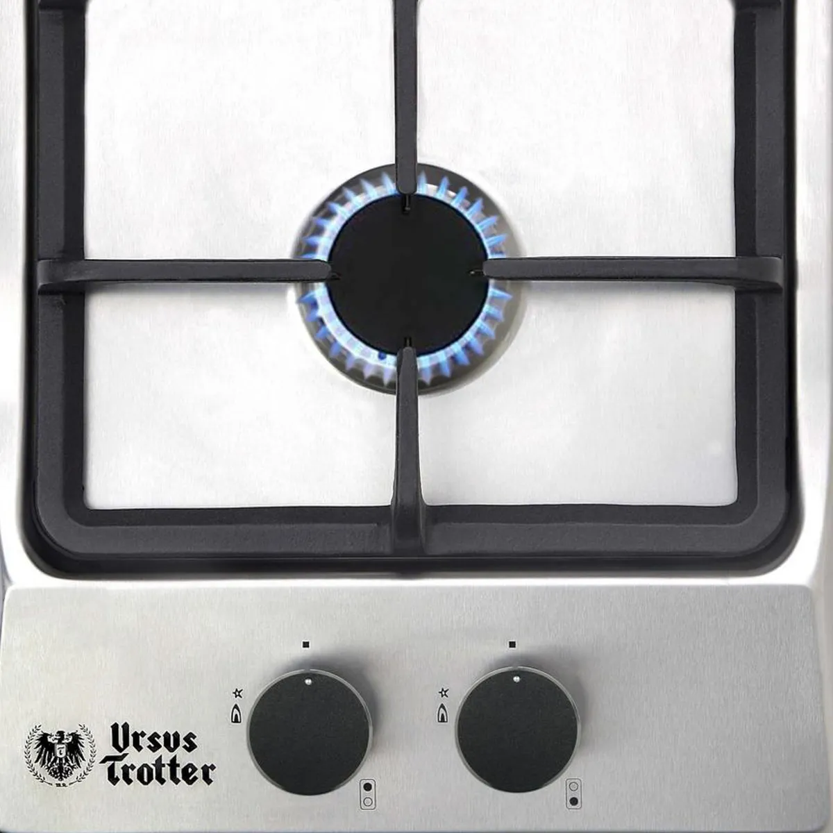 URSUS TROTTER - Encimera Gas Licuado 2 Platos Inox G2 GL