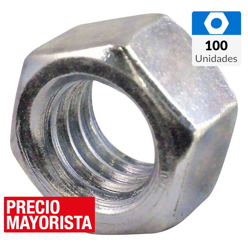 MAMUT - Tuerca Hexagonal NC G2 3/8 ZBR 100 unidades
