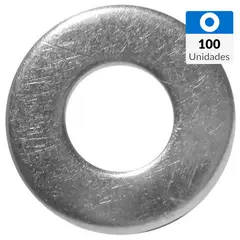 MAMUT - Golilla Plana Acero 1/4 " 100 unidades