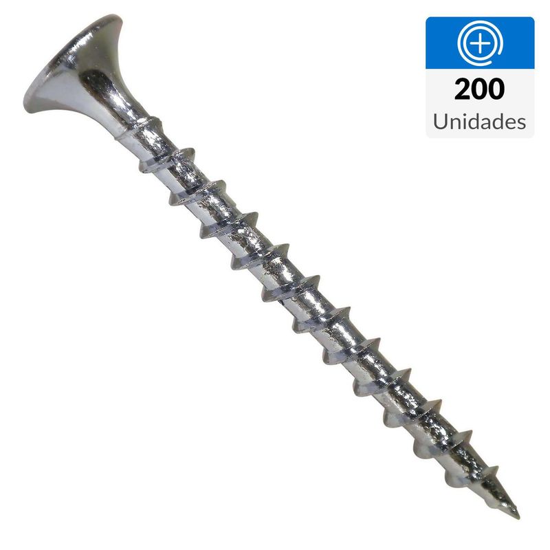 MAMUT - Tornillo Autoperforante Cabeza Phillips Yeso-Cartón 1-5/8 " 6 mm 200 unidad(es)