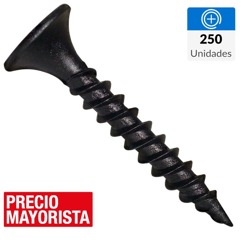MAMUT - Tornillo Autoperforante Cabeza Phillips Yeso-Cartón 3/4 " 6 mm 250 Unidades