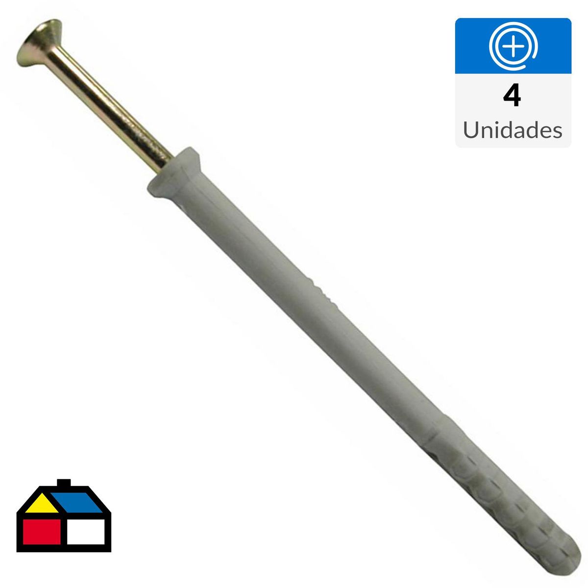 FIXSER - Tarugo clavo M8 140 mm 4 unidades