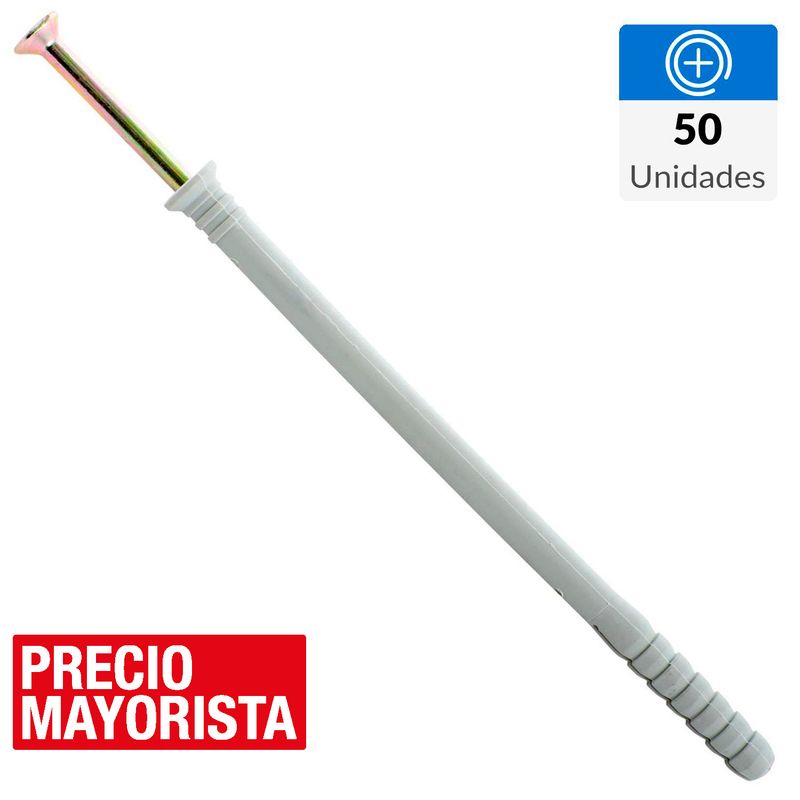 MAMUT - Tarugo clavo M8 140 mm 50 unidades
