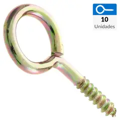 FIXSER - Set de cáncamos cerrados nº0 10 unidades