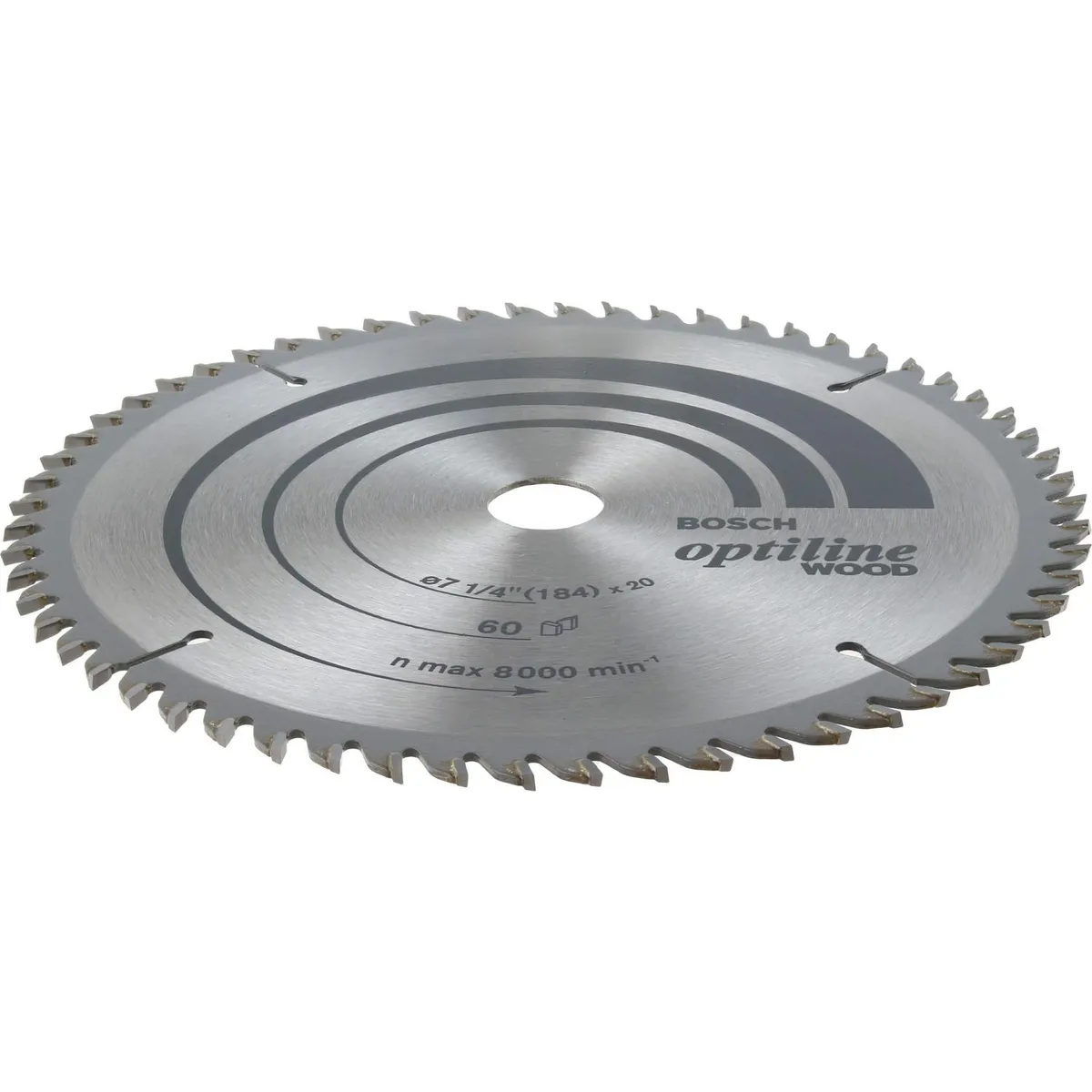 BOSCH - Disco de sierra circular 7 1/4" 60 dientes