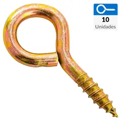 FIXSER - Set de cáncamos cerrados nº5 10 unidades