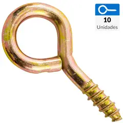 FIXSER - Set de cáncamos cerrados nº7 10 unidades