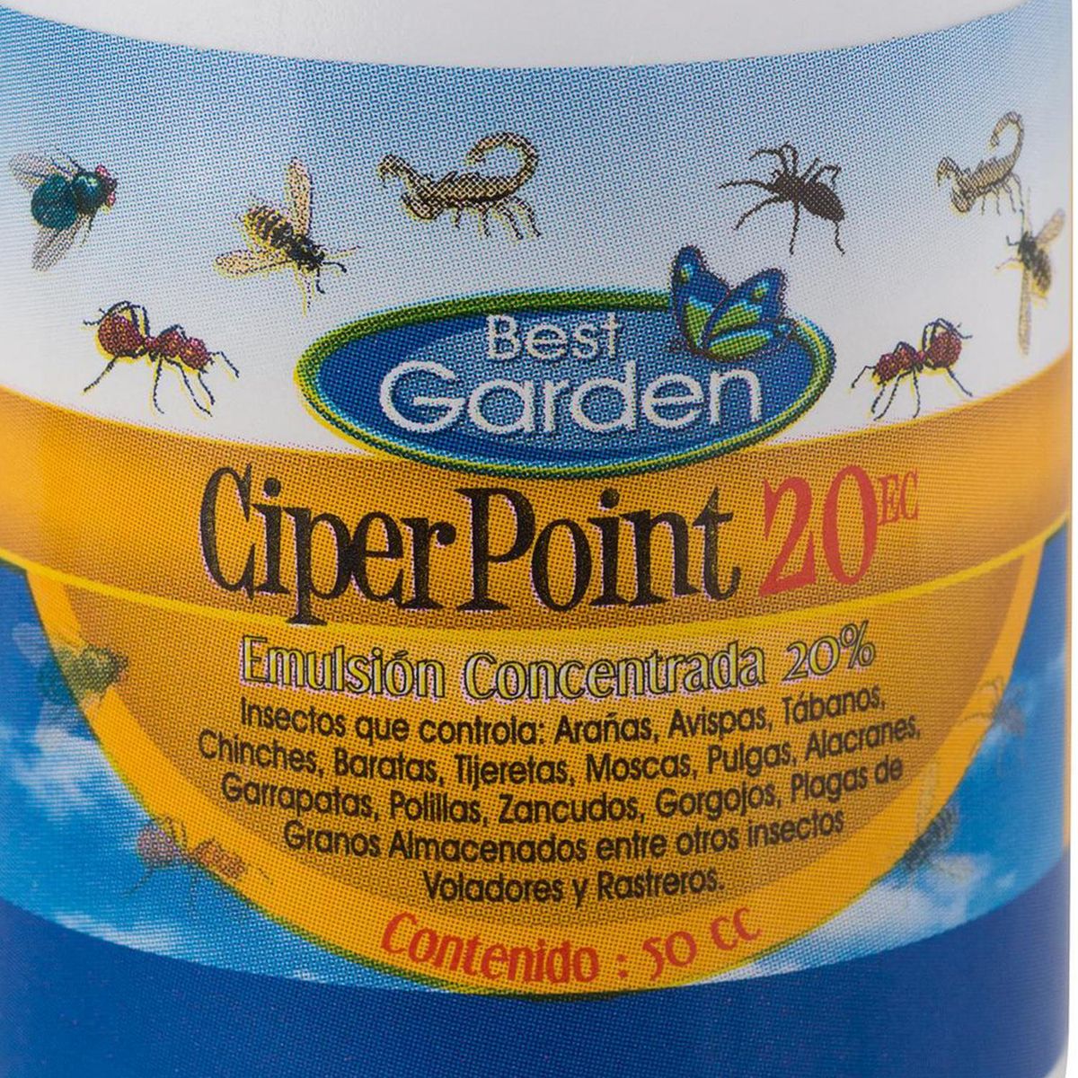 BEST GARDEN - Insecticida concentrado para jardín 50 ml emulsión