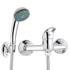 STRETTO - Monomando para ducha plateado