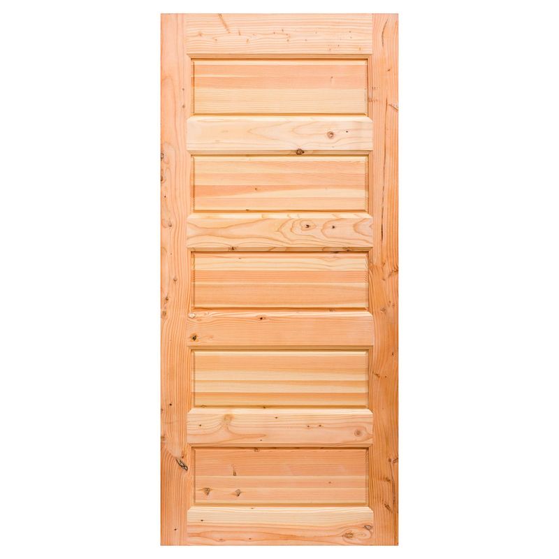 HOLZTEK - Puerta Pino Oregón 5 Paneles