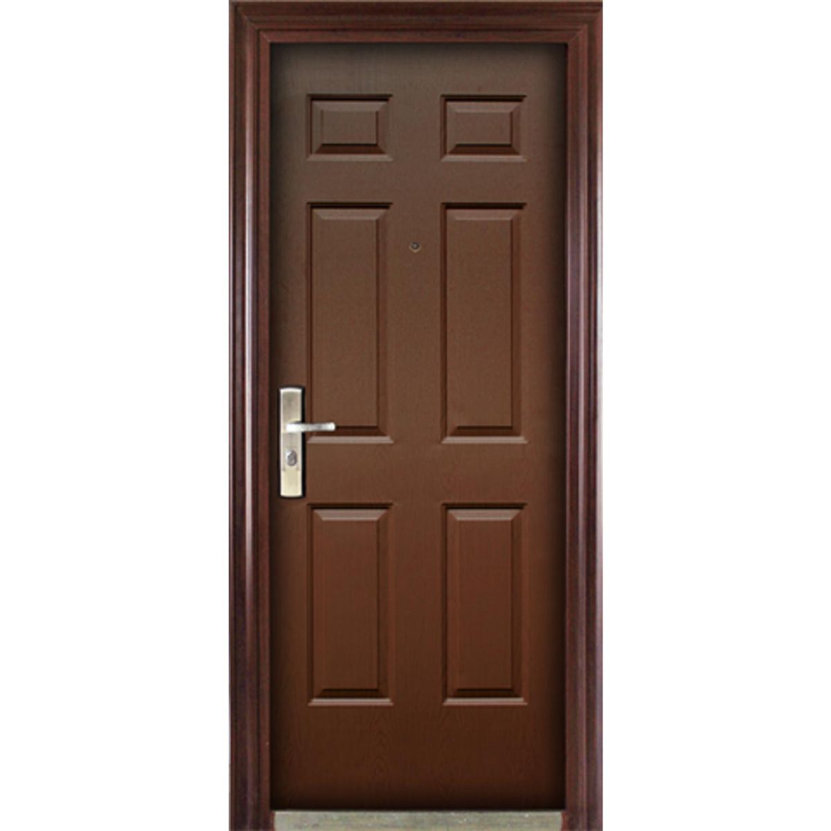 HOLZTEK - Puerta de Seguridad Acero 86x205 cm Blanca