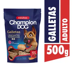 CHAMPION DOG - Alimento para Perro Adulto Carne 500 gr