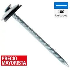 FIXSER - Clavo estriado 2 1/2" bolsa 100 unidades