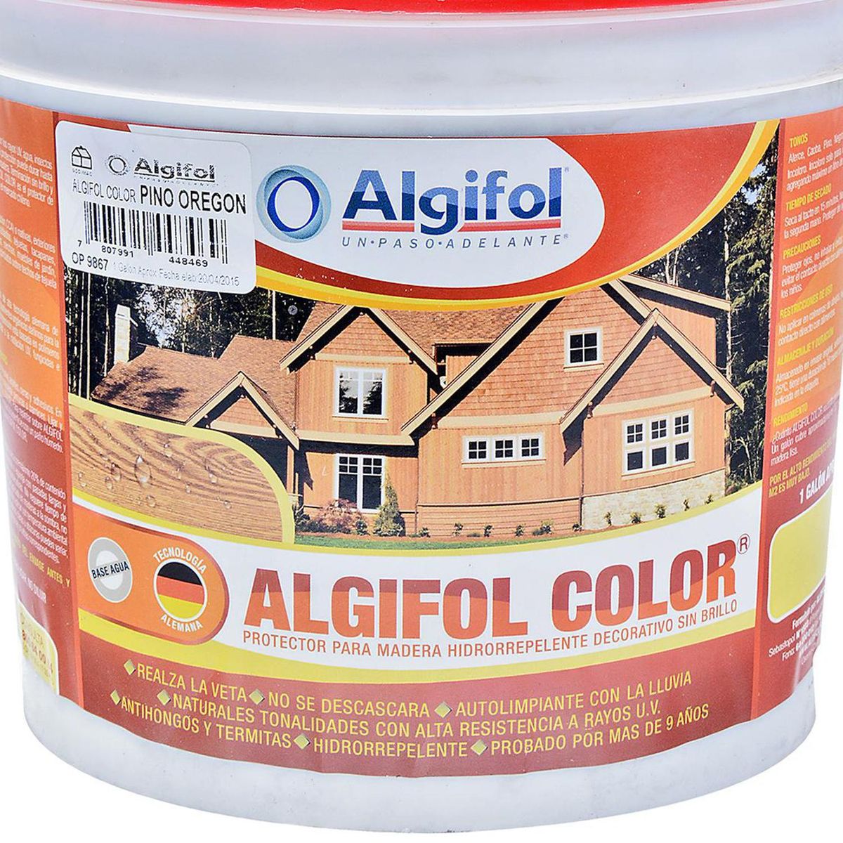 Protector de Madera Brillante 1 galón(es) Oregón, marca ALGIFOL - Foto 2