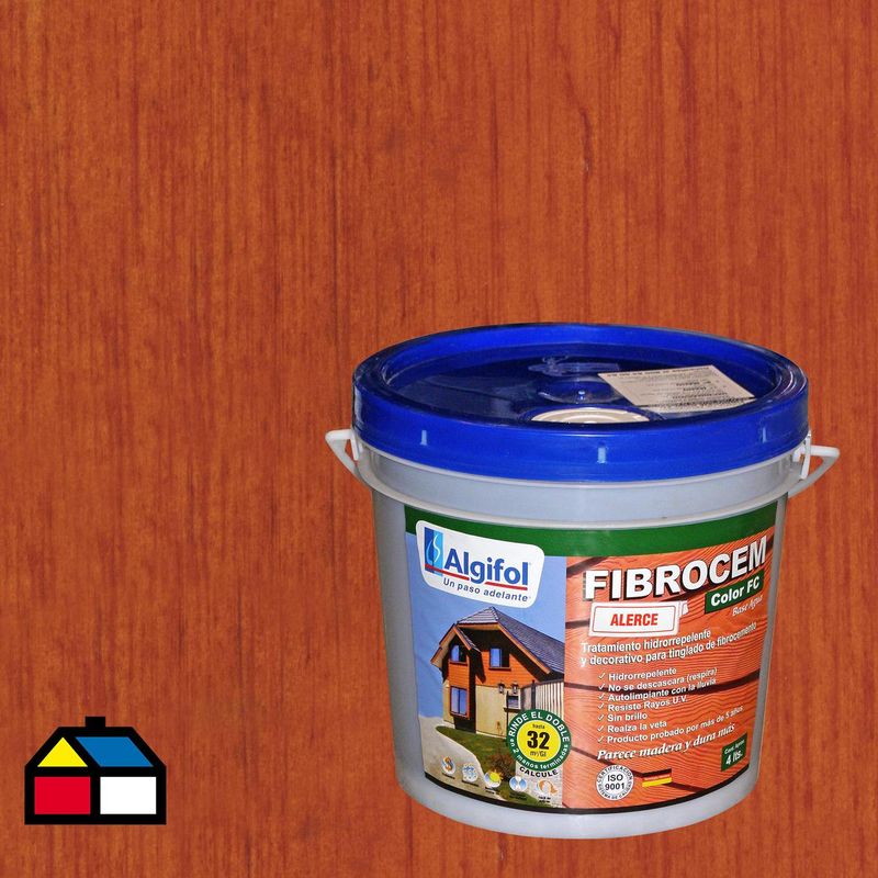 ALGIFOL - Protector Fibrocemento Mate 1 galón(es) Alerce