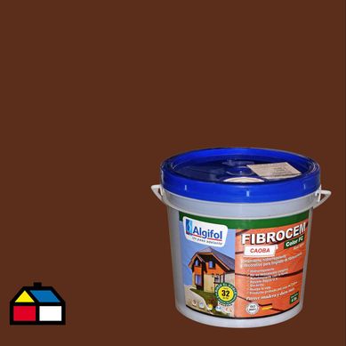 Protector Fibrocemento Opaco 4 litros Caoba