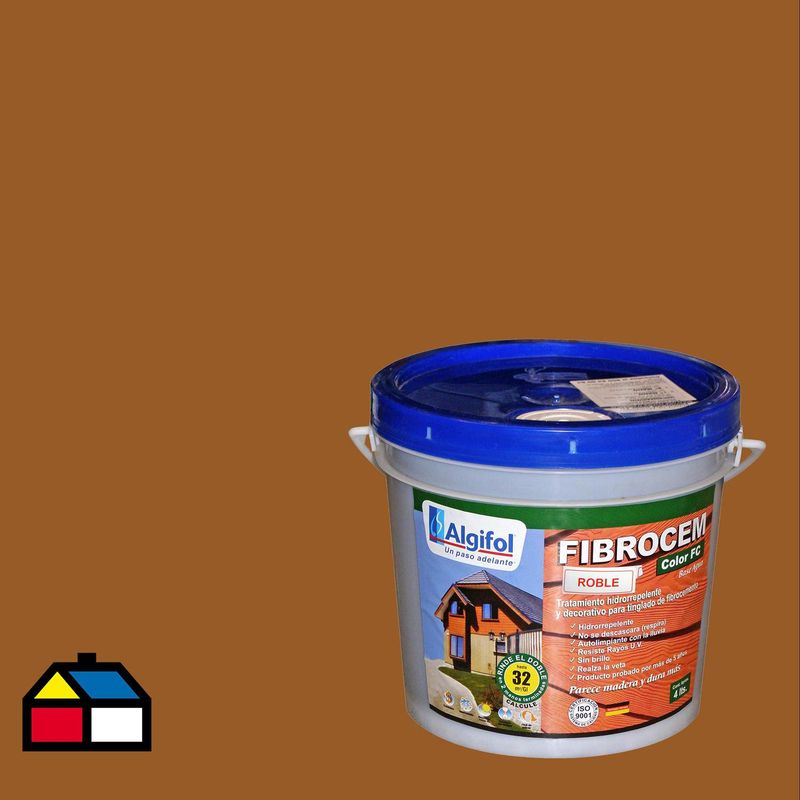 ALGIFOL - Protector Fibrocemento Mate 1 galón(es) ROBLE