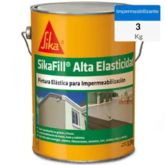 SIKA - Pintura Elástica para Impermeabilización Sikafill Tarro 3 Kg