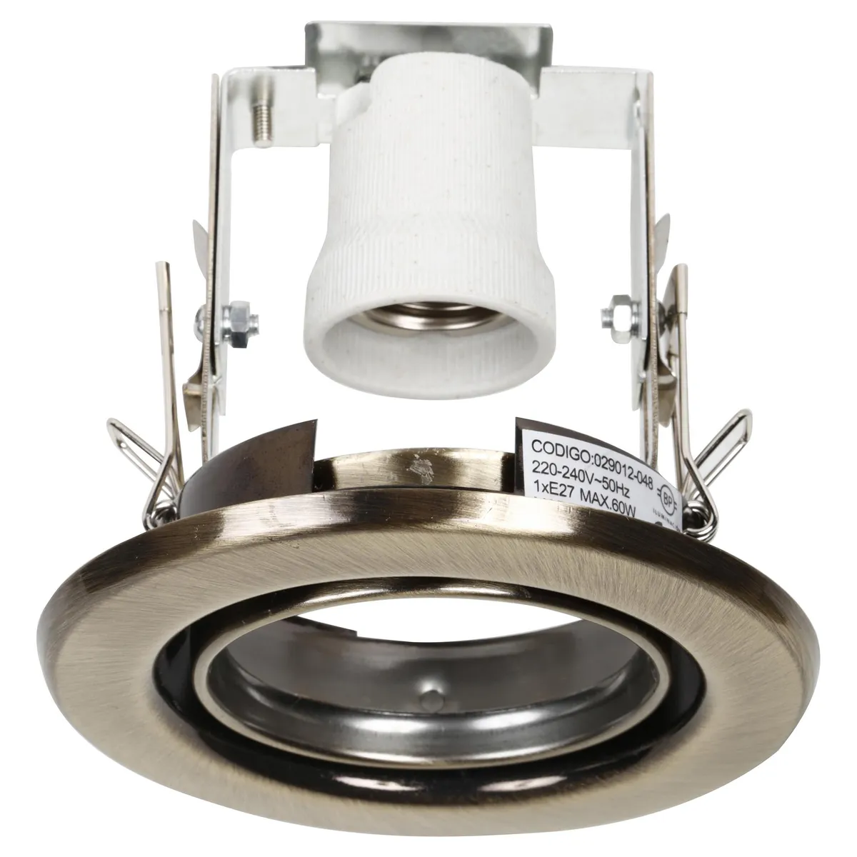 BP ILUMINACION - Foco embutido 60 W. Bronce