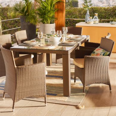 Juego de Comedor de Terraza Lisbon 6 Personas