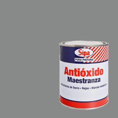 Pintura antixido opaco 1/4 gl gris