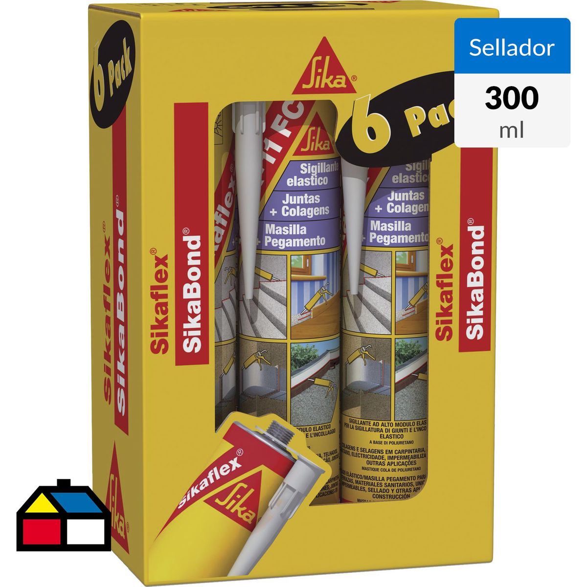 Sikaflex 11 gris propack, marca SIKA - Foto Principal
