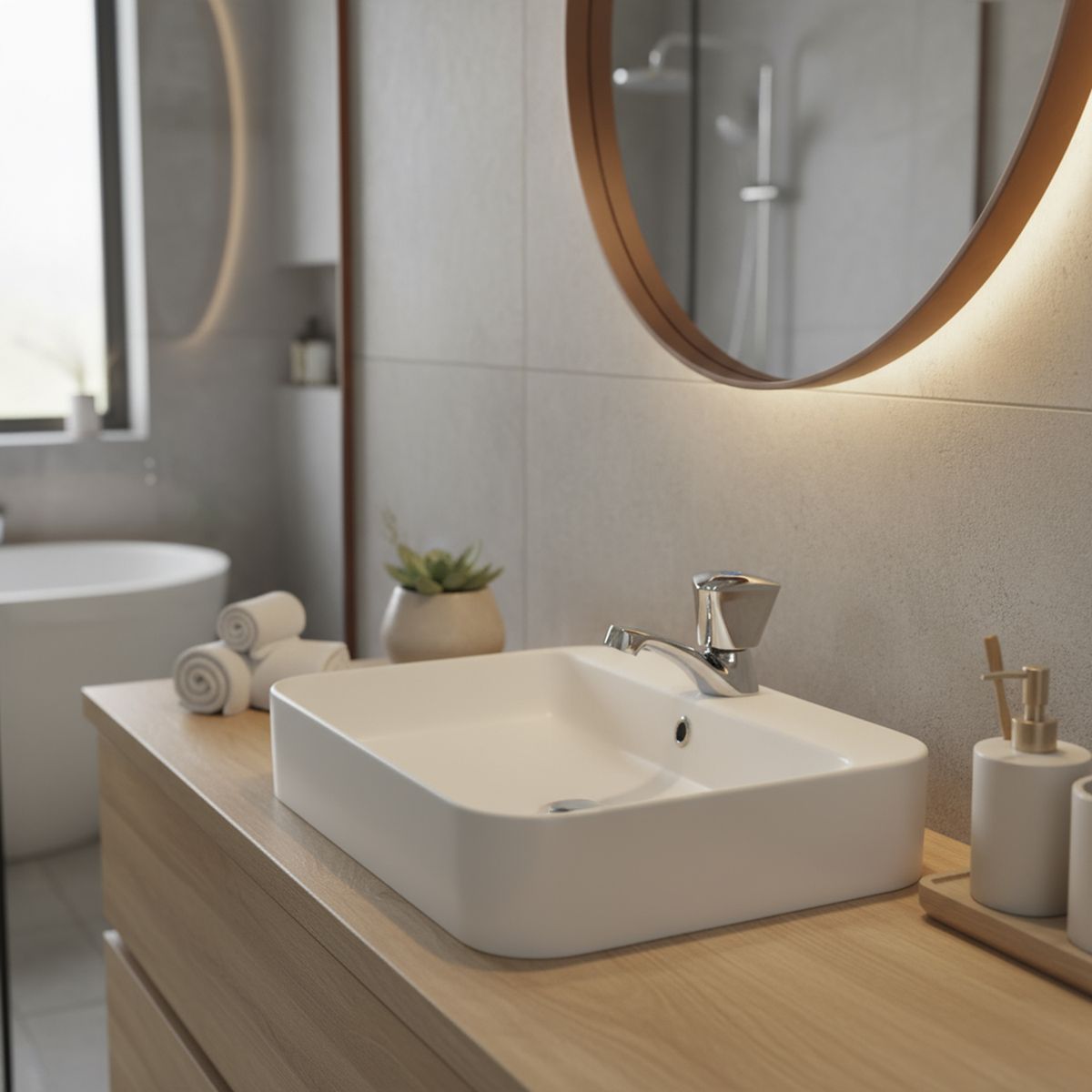 STRETTO - Llave Lavatorio Mossin Cromado