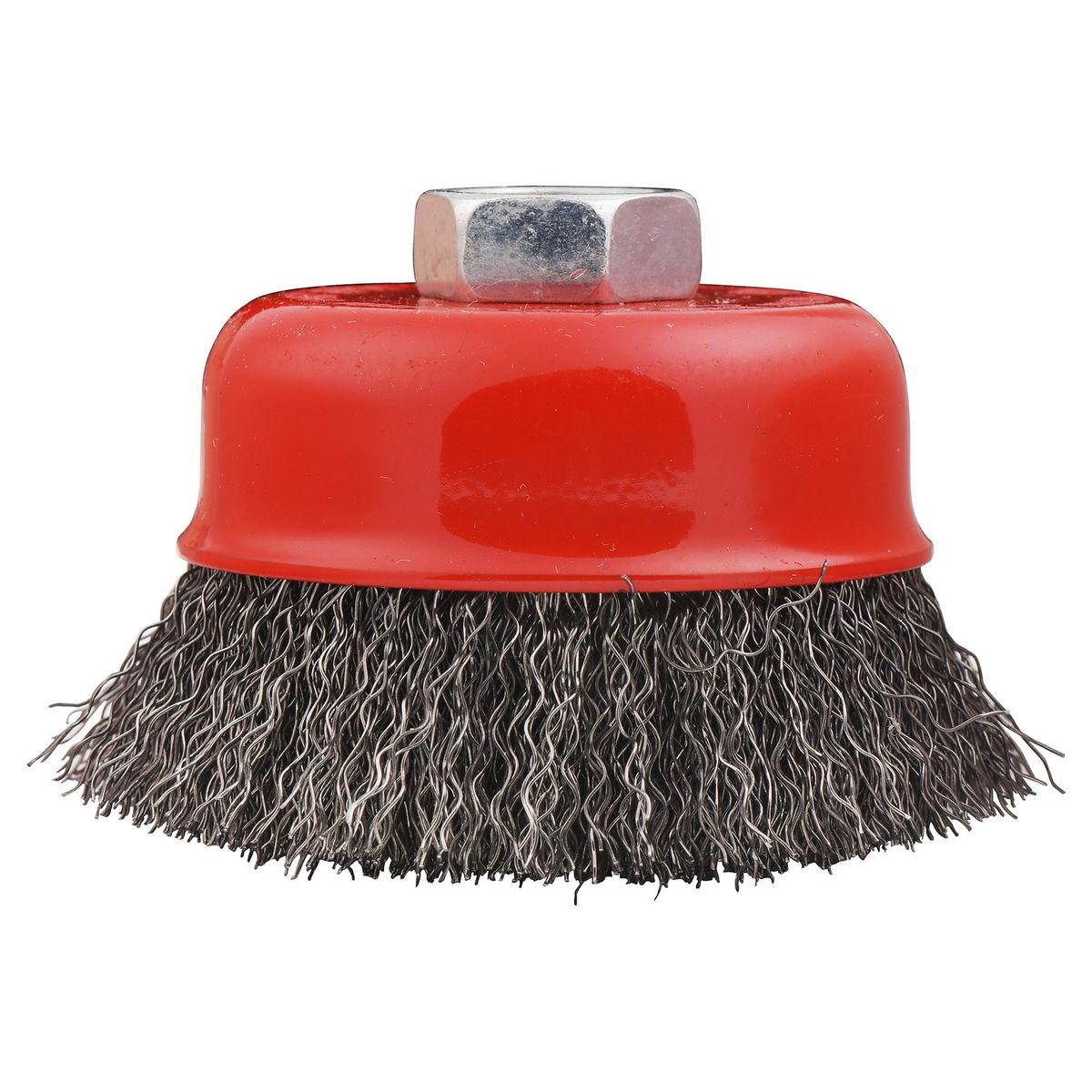 BAUKER - Grata copa para esmeril 3" acero