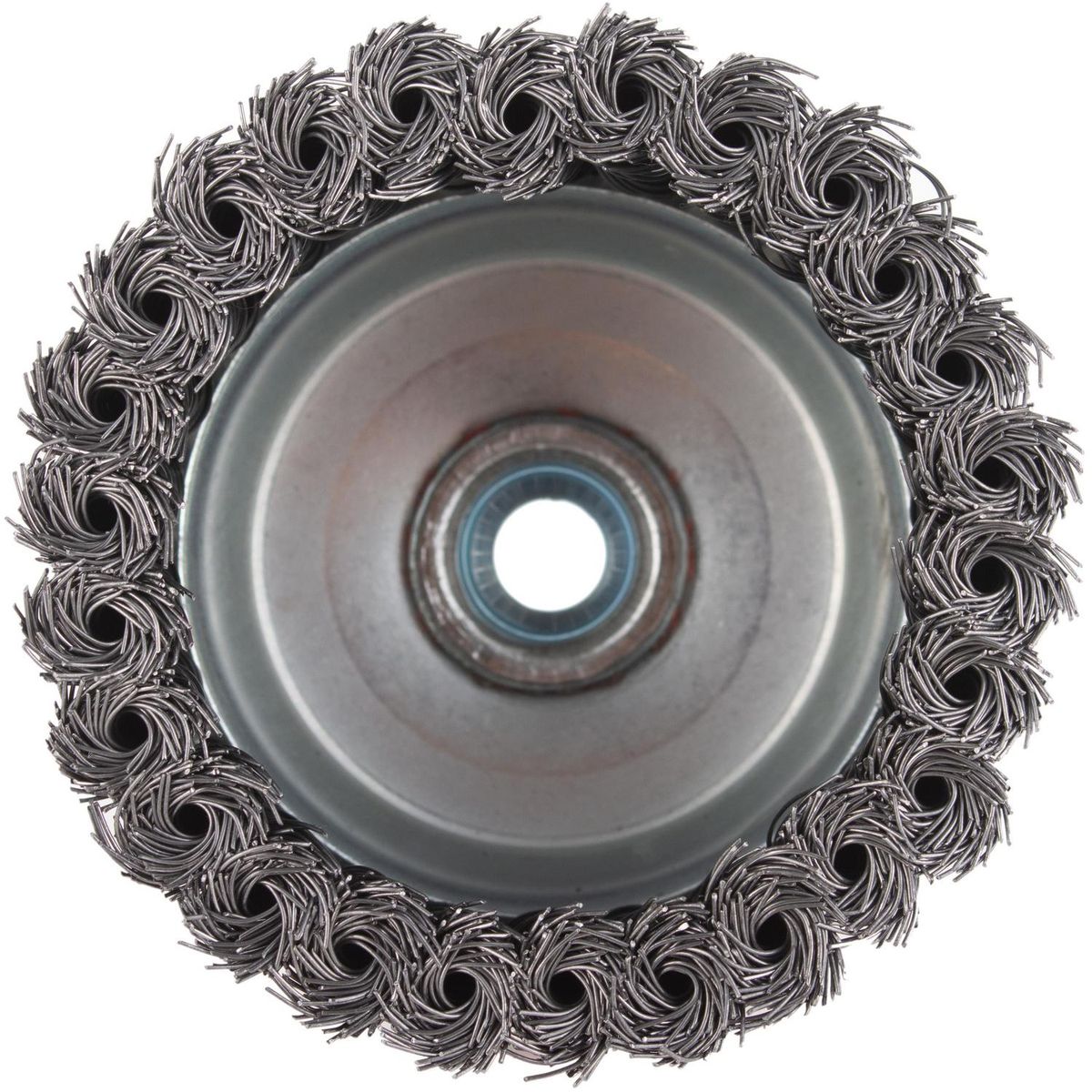 BAUKER - Grata copa para esmeril 4" acero