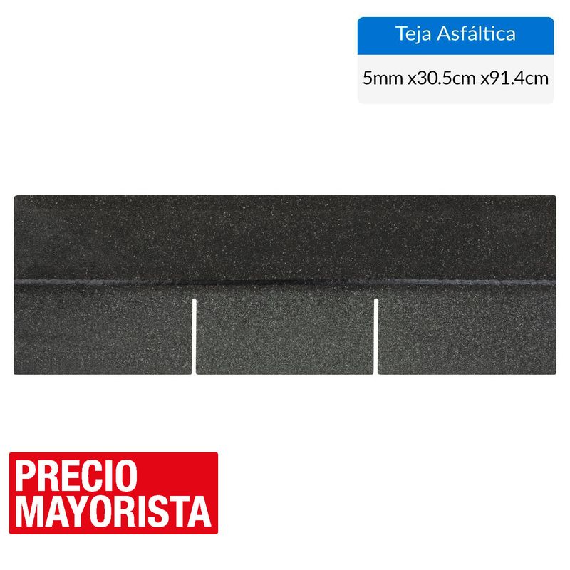 OWENS CORNING - Teja Asfáltica Gravillada 305x914 mm 3,1 m2 Classic