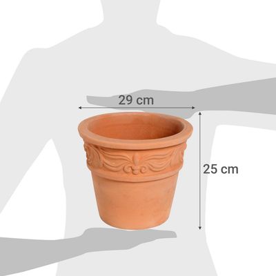 Imagen 2 del producto Macetero rústico de arcilla terracota