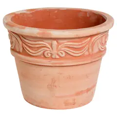 CASA BONITA - Macetero rústico de arcilla terracota