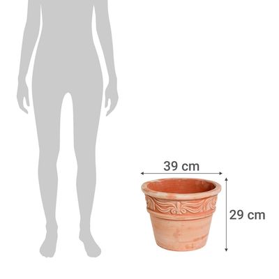 Imagen 2 del producto Macetero rústico de arcilla terracota