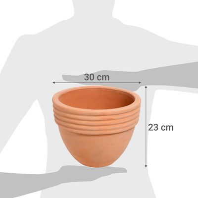 Imagen 2 del producto Macetero rústico de arcilla