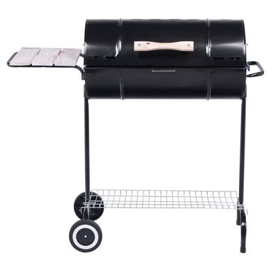 Parrilla a Carbn con Tapa y Ruedas Fierro