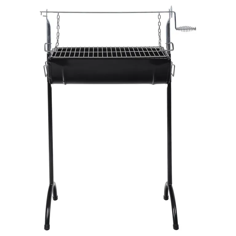 Parrilla a Carbón con Roldana Metal