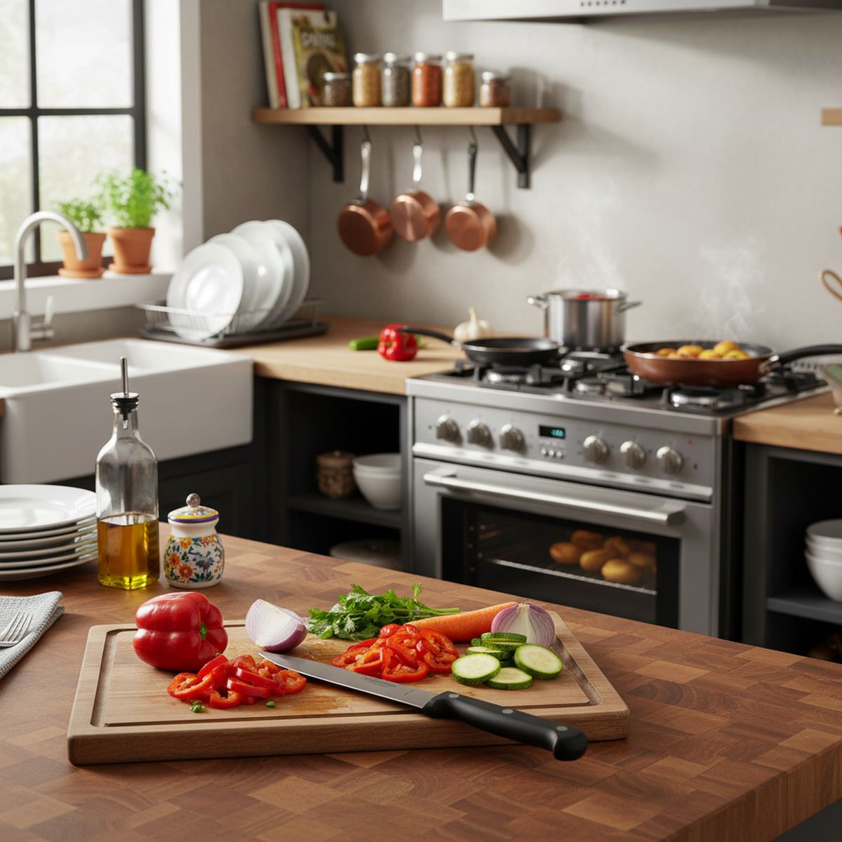 TRAMONTINA - Cuchillo Verduras Tramontina Inoxidable 15 cm